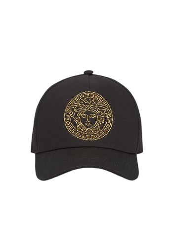 Versace Medusa Studded Cap Black/Gold