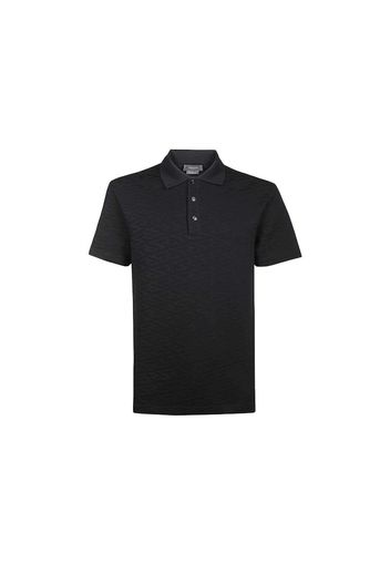 Versace La Greca Polo Shirt Black