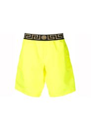 Versace Greca Long Swim Shorts Fluo Yellow/Black