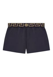 Versace Greca Border Swim Shorts Navy