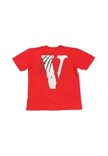 Vlone Black V Panther T-shirt Red