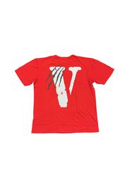 Vlone Black V Panther T-shirt Red