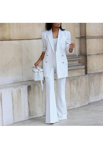 Wide-leg Pants Suit