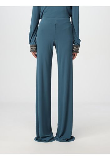 Pants ALBERTA FERRETTI Woman color Petroleum Blue