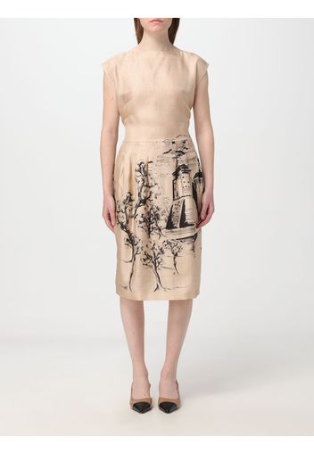 Dress ALBERTA FERRETTI Woman color Beige