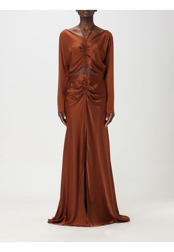 Dress ALBERTA FERRETTI Woman color Brown