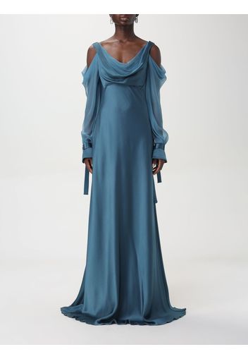 Dress ALBERTA FERRETTI Woman color Teal