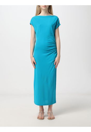 Dress ALBERTA FERRETTI Woman color Gnawed Blue