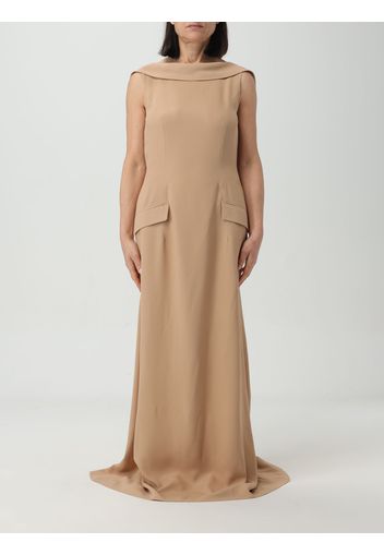 Dress ALBERTA FERRETTI Woman color Beige