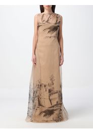 Dress ALBERTA FERRETTI Woman color Beige