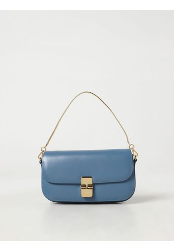 Shoulder Bag A.P.C. Woman color Gnawed Blue