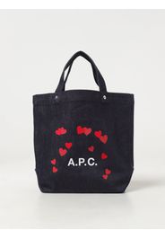 Tote Bags A.P.C. Woman color Blue