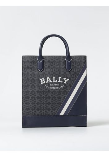 Bally leather bag with monogram