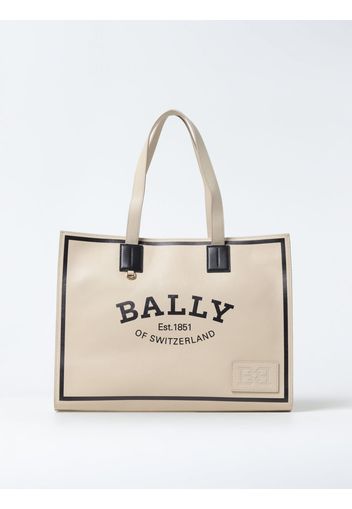 Bally leather bag with printed logo