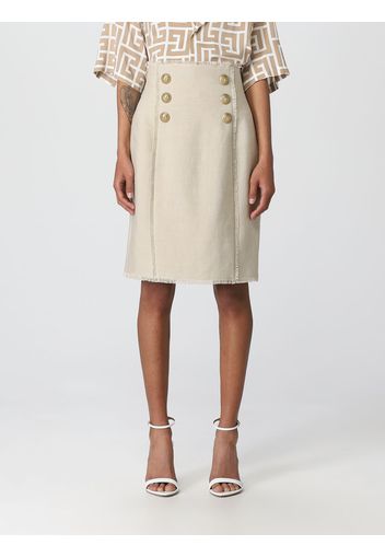 Balmain skirt in cotton blend