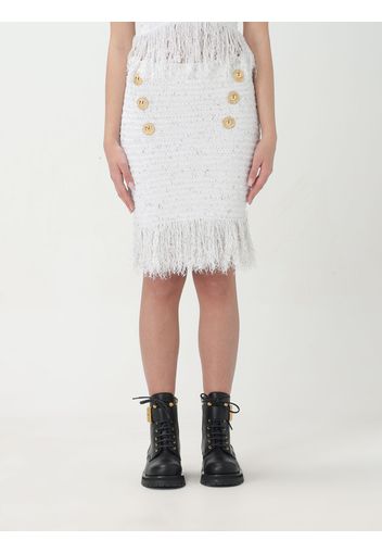 Skirt BALMAIN Woman color White