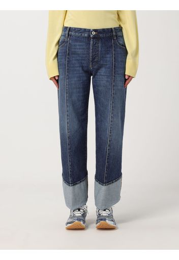 Jeans BOTTEGA VENETA Woman color Denim