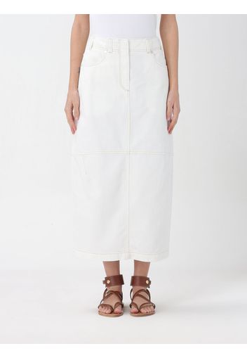 Skirt BRUNELLO CUCINELLI Woman color White