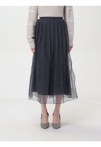 Skirt BRUNELLO CUCINELLI Woman color Grey