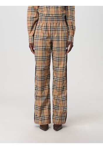 Pants BURBERRY Woman color Beige