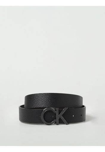 C.K. Jeans reversible grained synthetic leather belt
