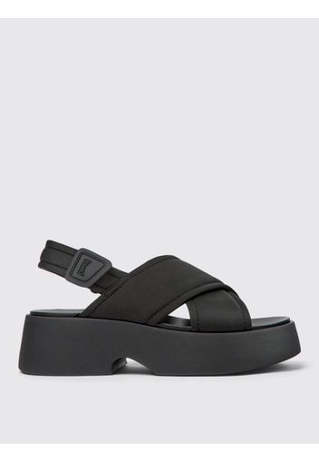 Flat Sandals CAMPER Woman color Black