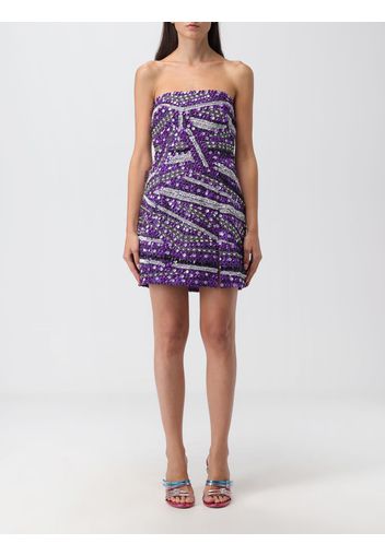 Dress DES PHEMMES Woman color Violet