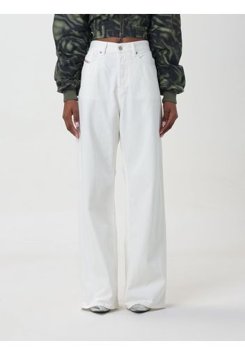 Pants DIESEL Woman color White