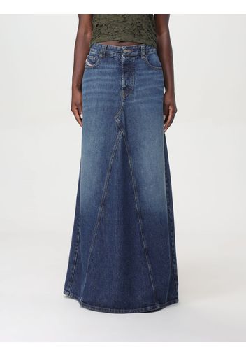 Skirt DIESEL Woman color Denim