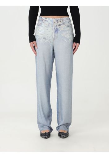 Pants DIESEL Woman color Denim