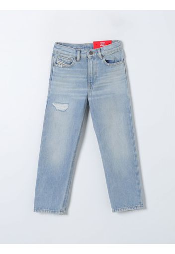 Pants DIESEL Kids color Denim