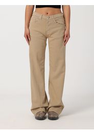 Pants DONDUP Woman color Grey