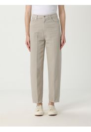 Pants DONDUP Woman color Beige