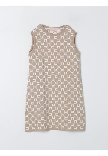 Dress ELISABETTA FRANCHI LA MIA BAMBINA Kids color Sand