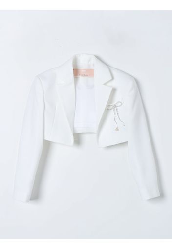 Blazer ELISABETTA FRANCHI LA MIA BAMBINA Kids color White