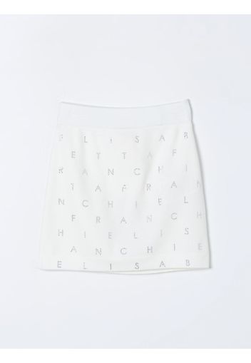 Skirt ELISABETTA FRANCHI LA MIA BAMBINA Kids color Ivory