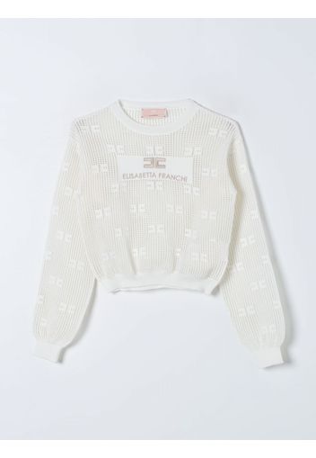 Sweater ELISABETTA FRANCHI LA MIA BAMBINA Kids color Ivory