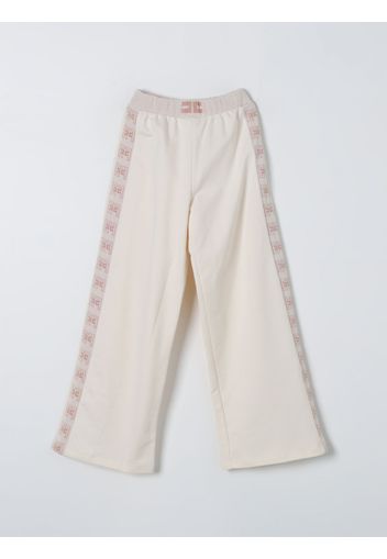 Pants ELISABETTA FRANCHI LA MIA BAMBINA Kids color Butter