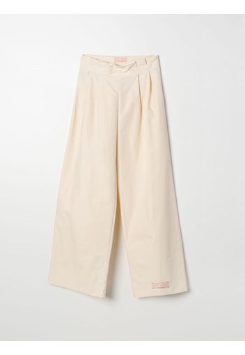 Pants ELISABETTA FRANCHI LA MIA BAMBINA Kids color Beige