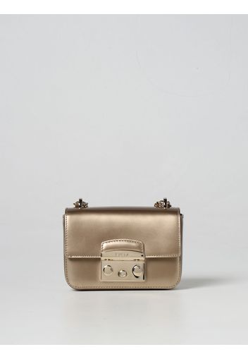 Mini Bag FURLA Woman color Champagne