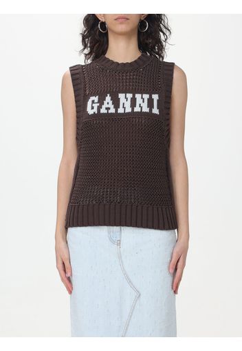 Sweater GANNI Woman color Dark