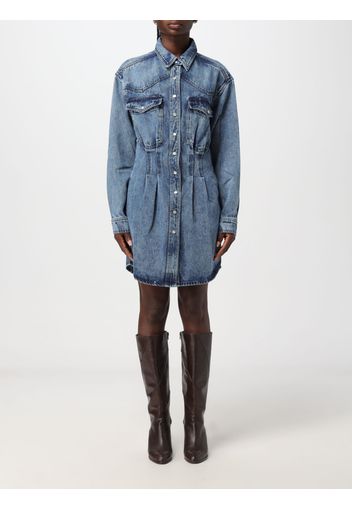 Dress ISABEL MARANT Woman color Denim