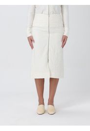 Skirt JIL SANDER Woman color Yellow Cream