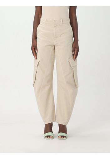 Pants JW ANDERSON Woman color Yellow Cream