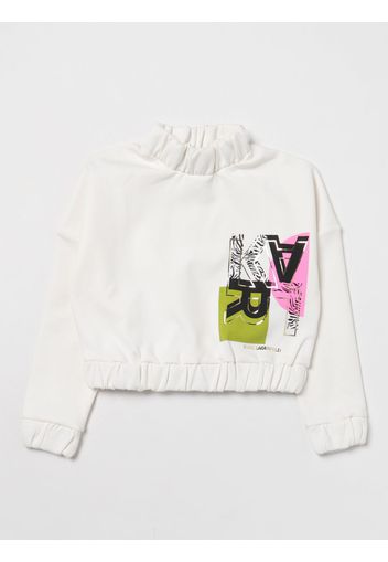 Sweater KARL LAGERFELD KIDS Kids color Ecru