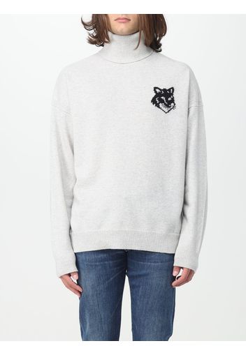 Maison Kitsuné sweater in wool with inlay
