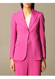 L'autre Chose single-breasted jacket in crepe