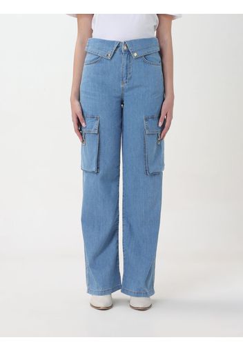 Pants LIU JO Woman color Denim