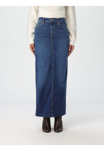 Skirt LIU JO Woman color Denim