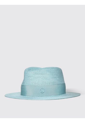 Hat MAISON MICHEL Woman color Blue